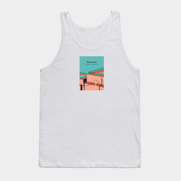 Sorrento, holiday memories illustration Tank Top by kamilowanydesign